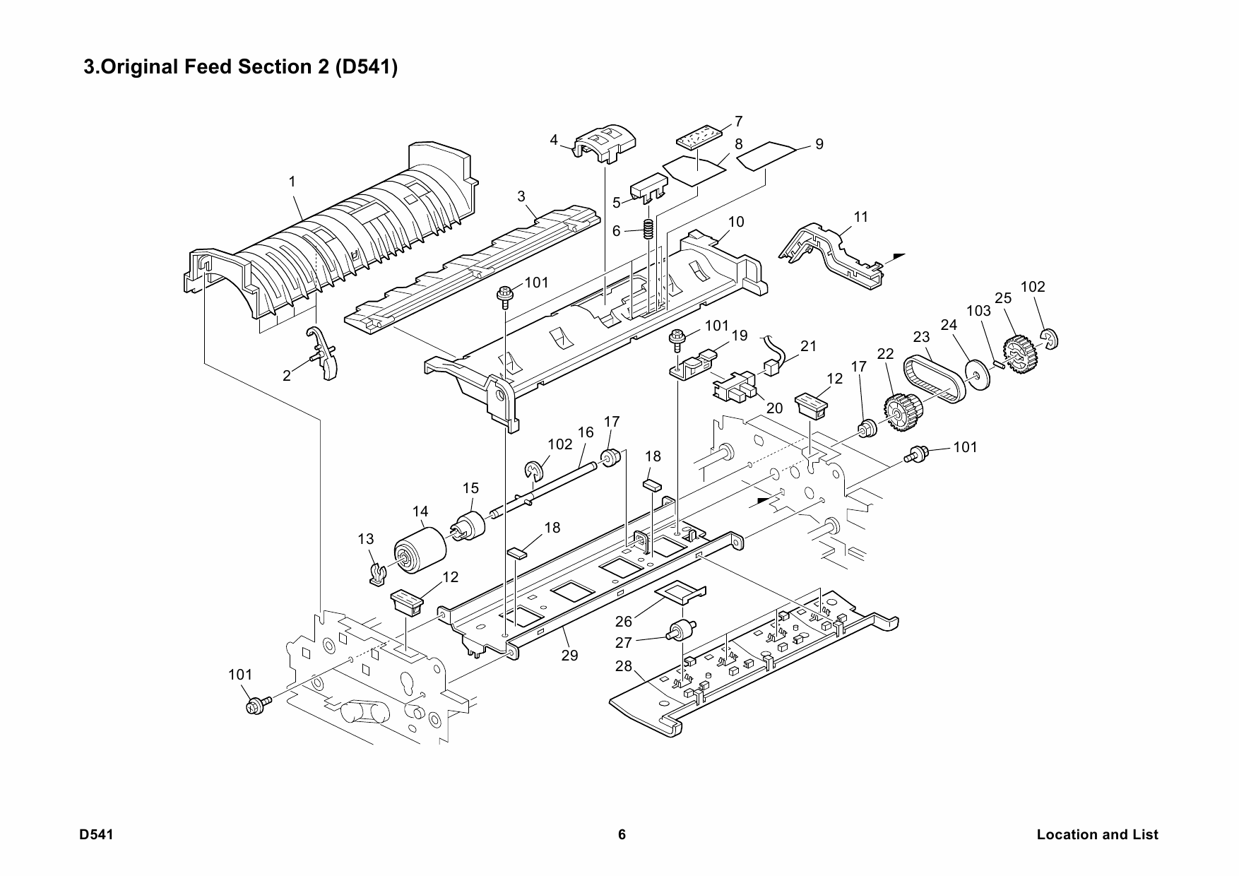 RICOH Options D541 ARDF-DF3050 Parts Catalog PDF download-2 RICOH Options D541 ARDF-DF3050 Parts Catalog PDF download page 2